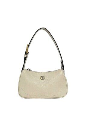 Gucci Mini Shoulder Bag Aphrodite White GG Marmont